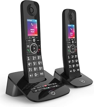 BT Premium Cordless Landline House Phone, Home Phone, 100 Percent Nuisance Call Blocker, Call Block Button, Answer Machine, Twin Handset Pack