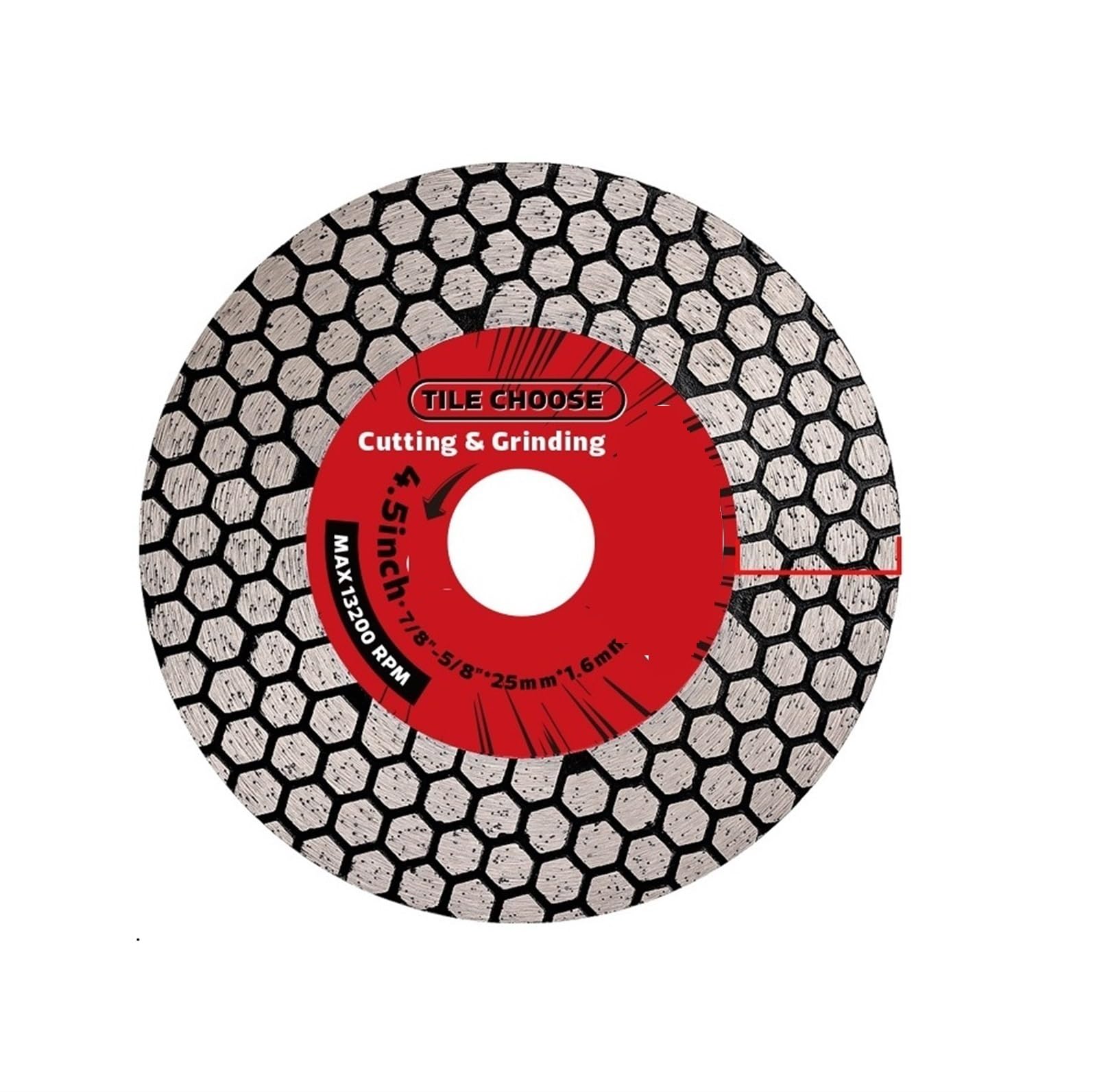 Tarcza diamentowa D115 mm/125 mm do cięcia płytek ceramicznych, porcelany, marmuru, tarcza tnąca kamienia szlifierskiego(125 mm)
