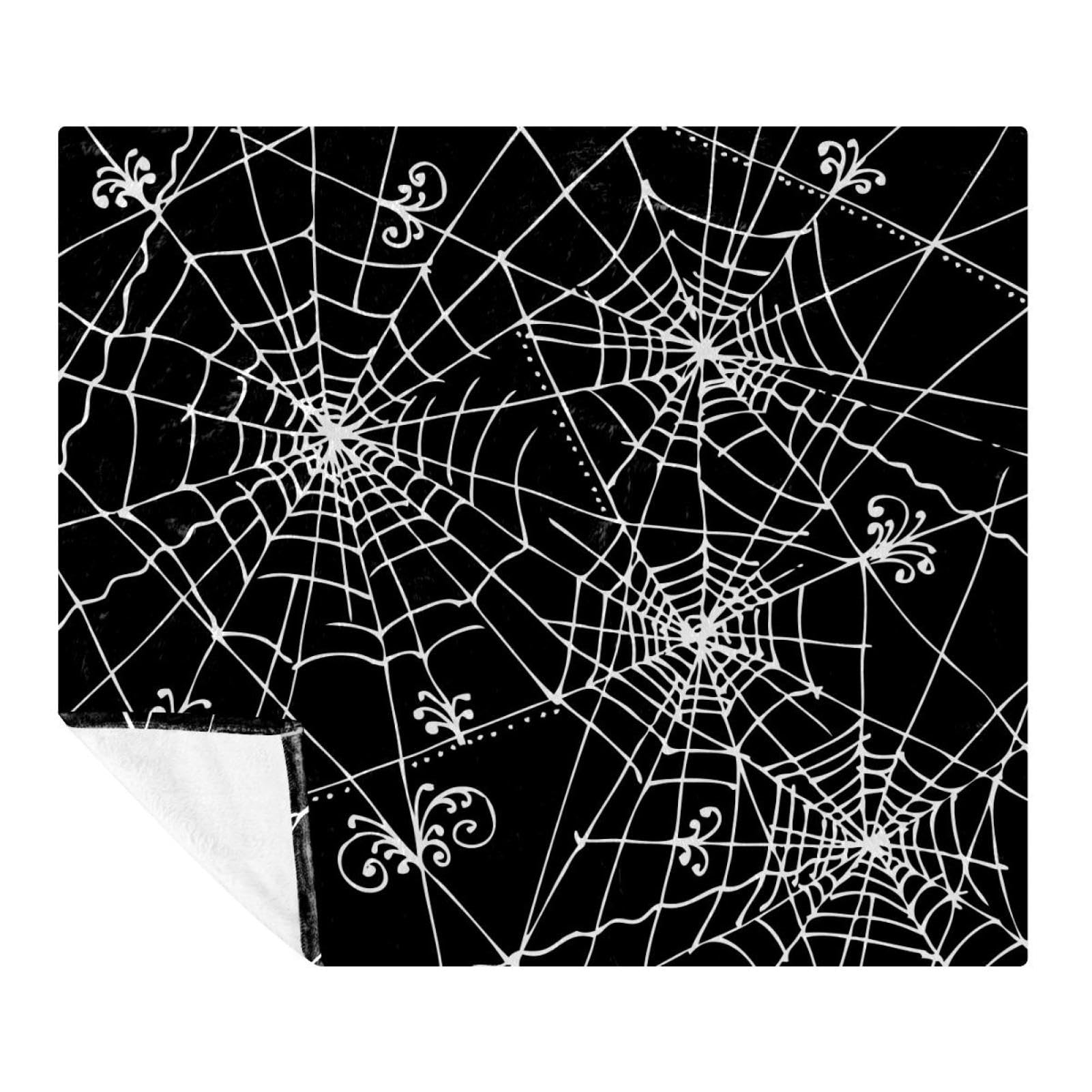 Couverture polaire d'Halloween légère en microfibre pour lit d'enfant et sofa adulte
