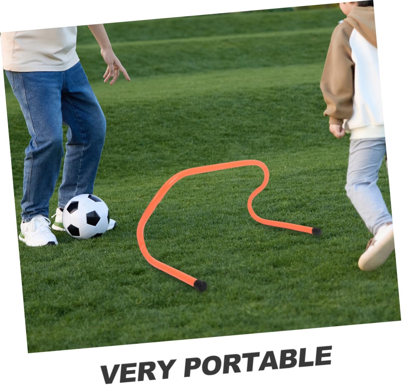 POPETPOP 4Pcs Plastic Training Hurdles Durable Agility Hurdles for Speed Training Professional Sports Track Hurdles for Football Training and Core Strength Exercises