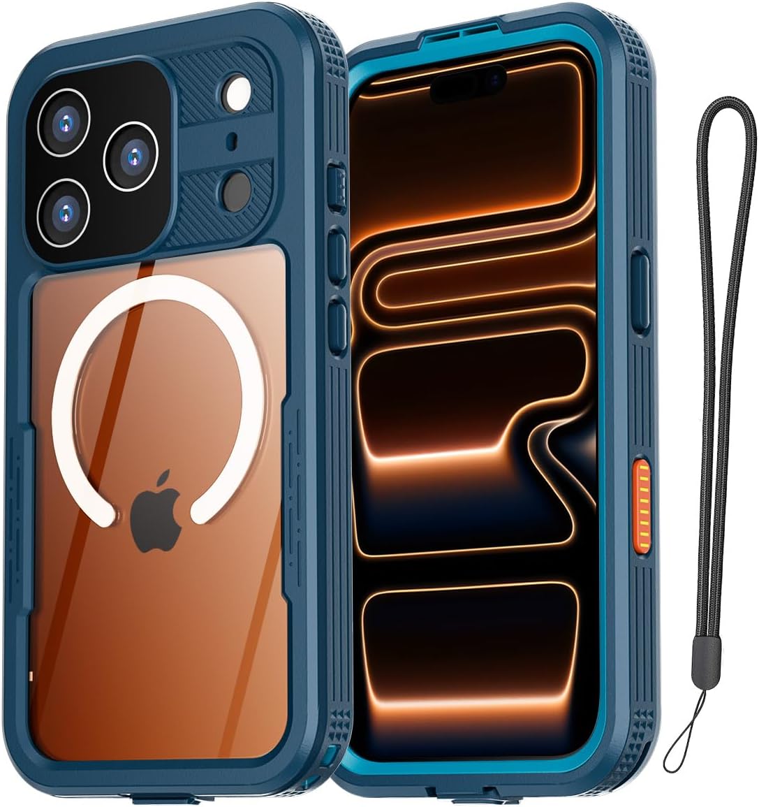 AICase Waterproof Case for iPhone 17 Pro Max+MagSafe Support Clear Water Proof Snowproof/Dustproof/Shockproof,IP68 Certified 360 Full Body Protection Fully Sealed Underwater for iPhone 17 Pro Max_1