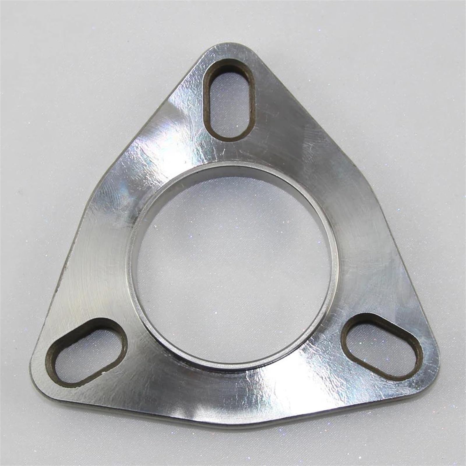 gola della coda dell'auto Flangia In Acciaio Inossidabile 304 Universale 51mm Flangia Mobile Saldata A 3 Fori Utilizzata Per Tubi Di Scarico Delle Automobili