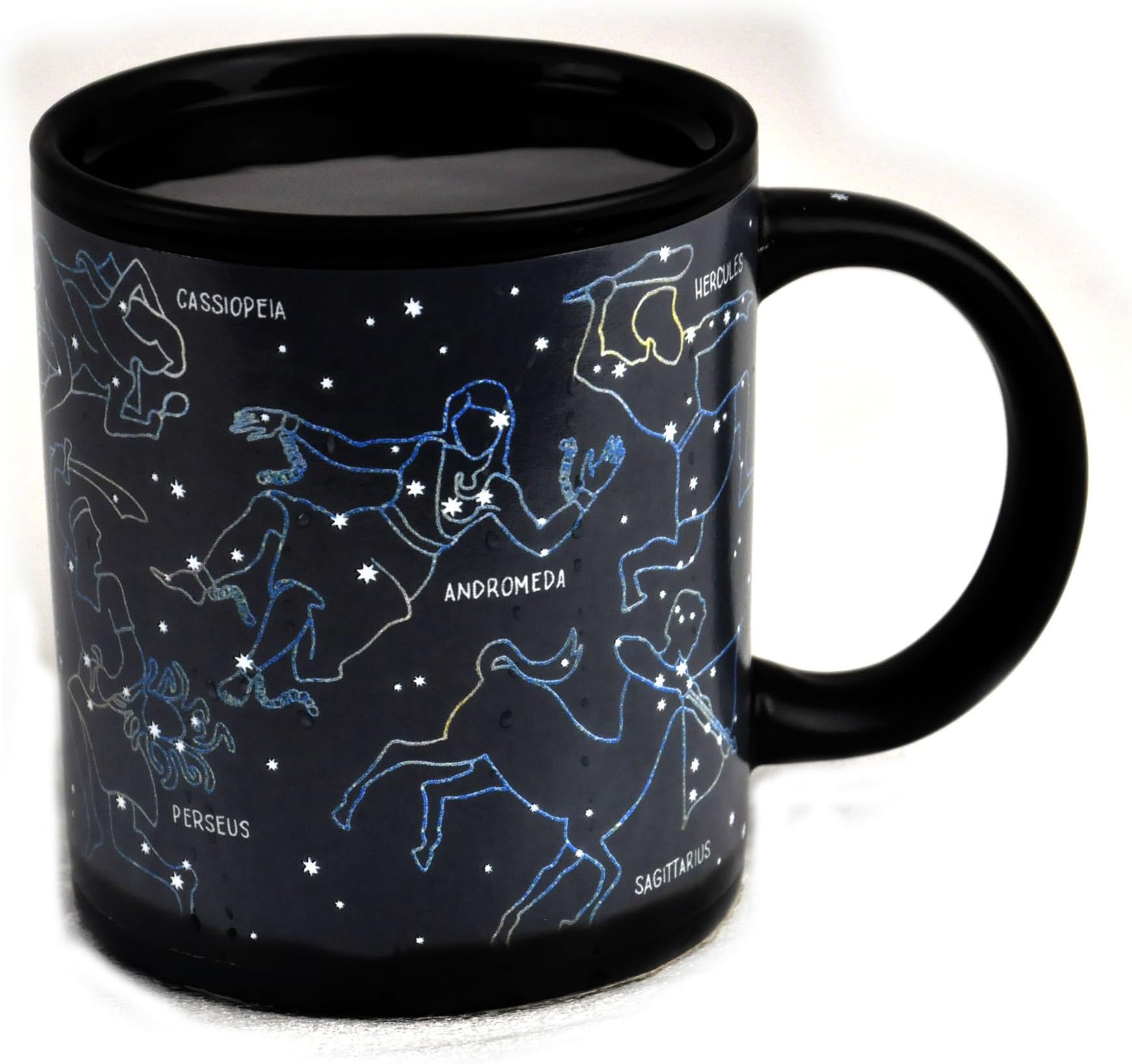 Heat Changing Constellation Mug - Add Coffee or Tea and 11 Constellations Appear - Comes in a Fun Gift Box