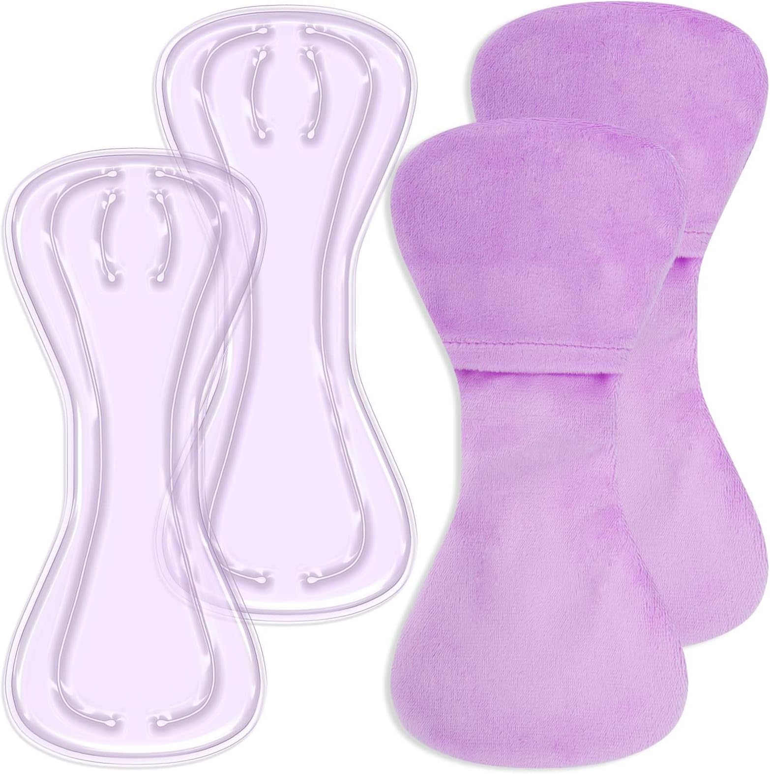 Reusable Perineal Cooling Pad for Postpartum,Gel Pregnant Ice Pack for Postpartum Soothing Relief, Hot Cold Packs for Women After Pregnancy(2 Pcs+2 Washable Sleeves)