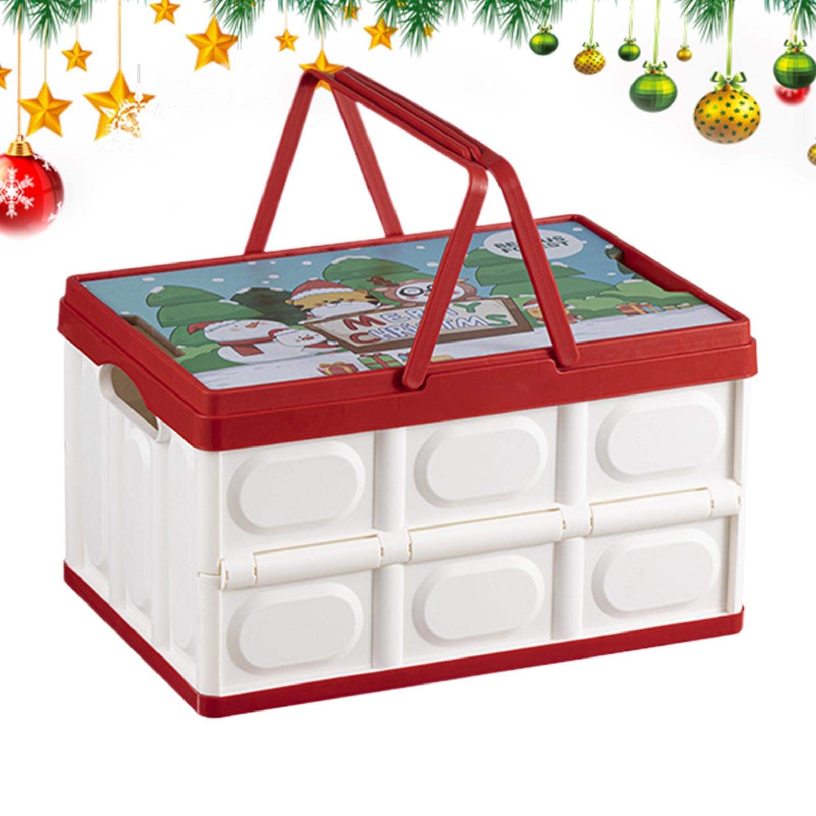 Organizzatore Per Bagagliaio Contenitore Piegevole Per Bagagliaio Natalizio | Contenitore Piegevole Per Armadio Per Abiti Casa Veicolo Campeggio Viaggio Spesa Guida Picnic Armadio Dispensa