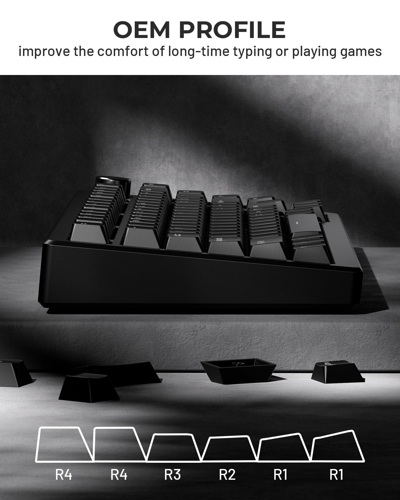 SDYZ X Xvx Doubleshot Pbt Keycaps 60 75 100 Por Cento - Brilhantes