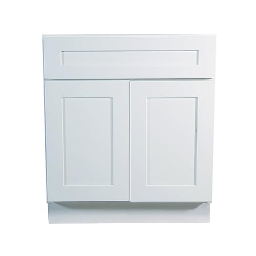 White Shaker Style Cabinets Amazon Com