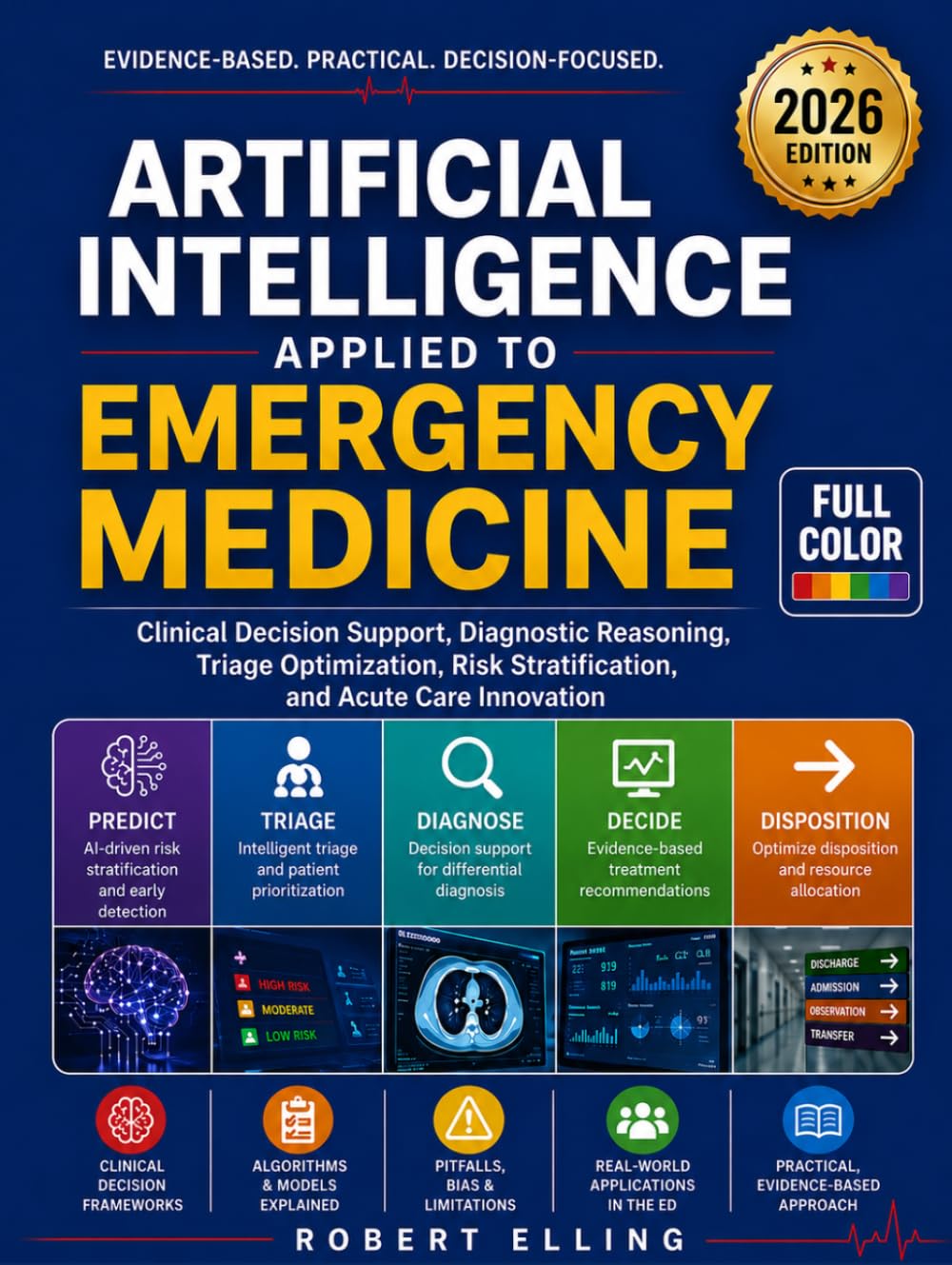 Artificial Intelligence Applied to Emergency Medicine: Clinical Decision Support, Diagnostic Reasoning, Triage Optimization, Risk Stratification, and ... (The Elling Emergency Medicine Series)