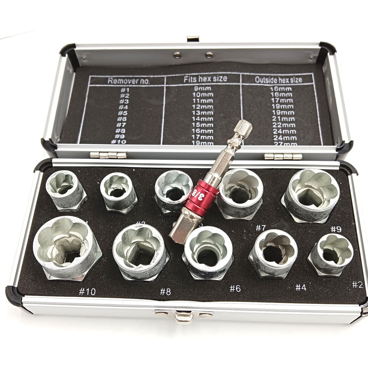 Buy Impact Bolt & Nut Remover Set,11Pcs Bolt Extractor Socket Tools Kit