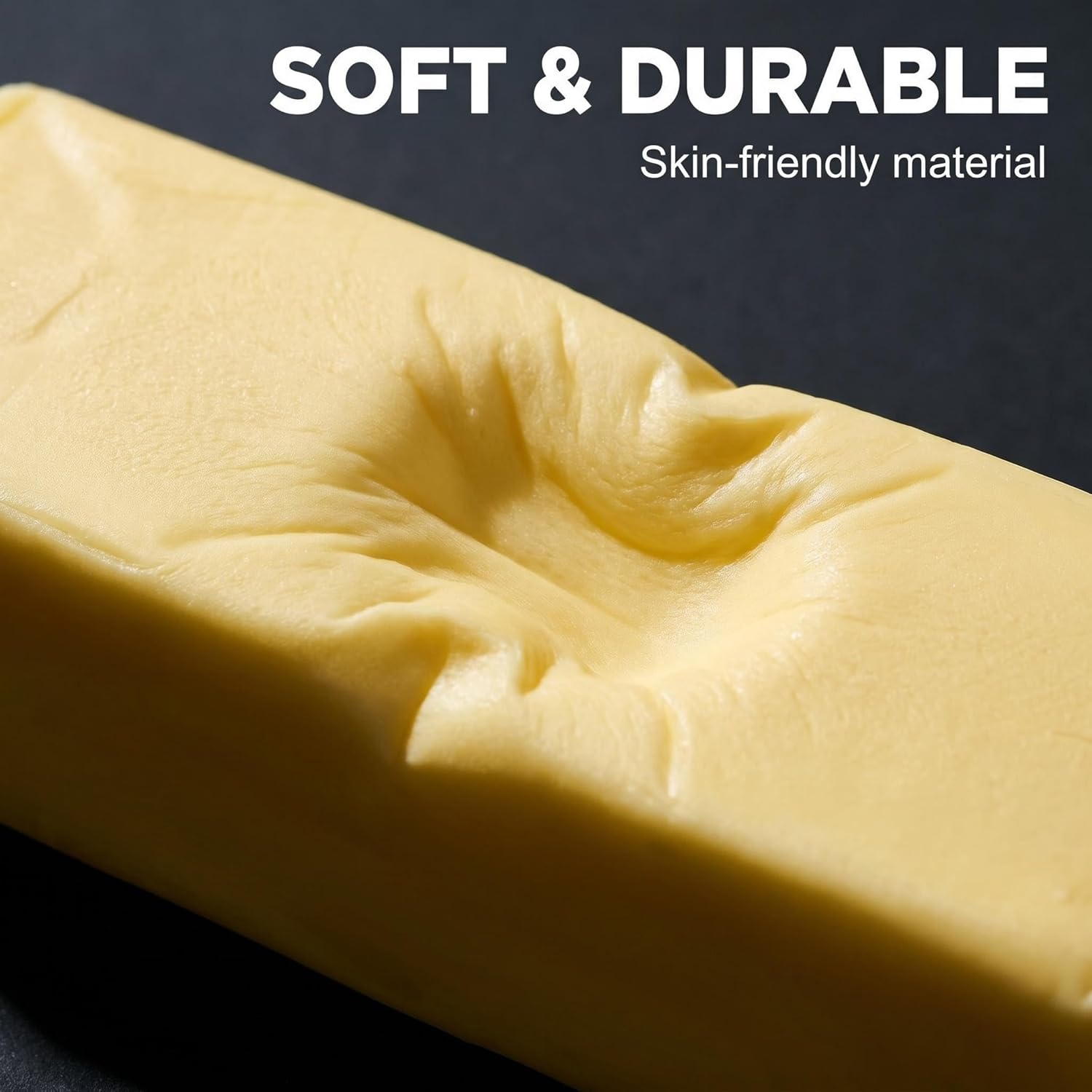 3 Pcs Butter Squishyies Fidget, Super Soft Butter-Shaped Slow Rising Squeeze, Stress Relief Anxiety Relaxation Squishies, Ideal for Birthday Gifts, Party Favors and Classroom Prizes (3, Butter)