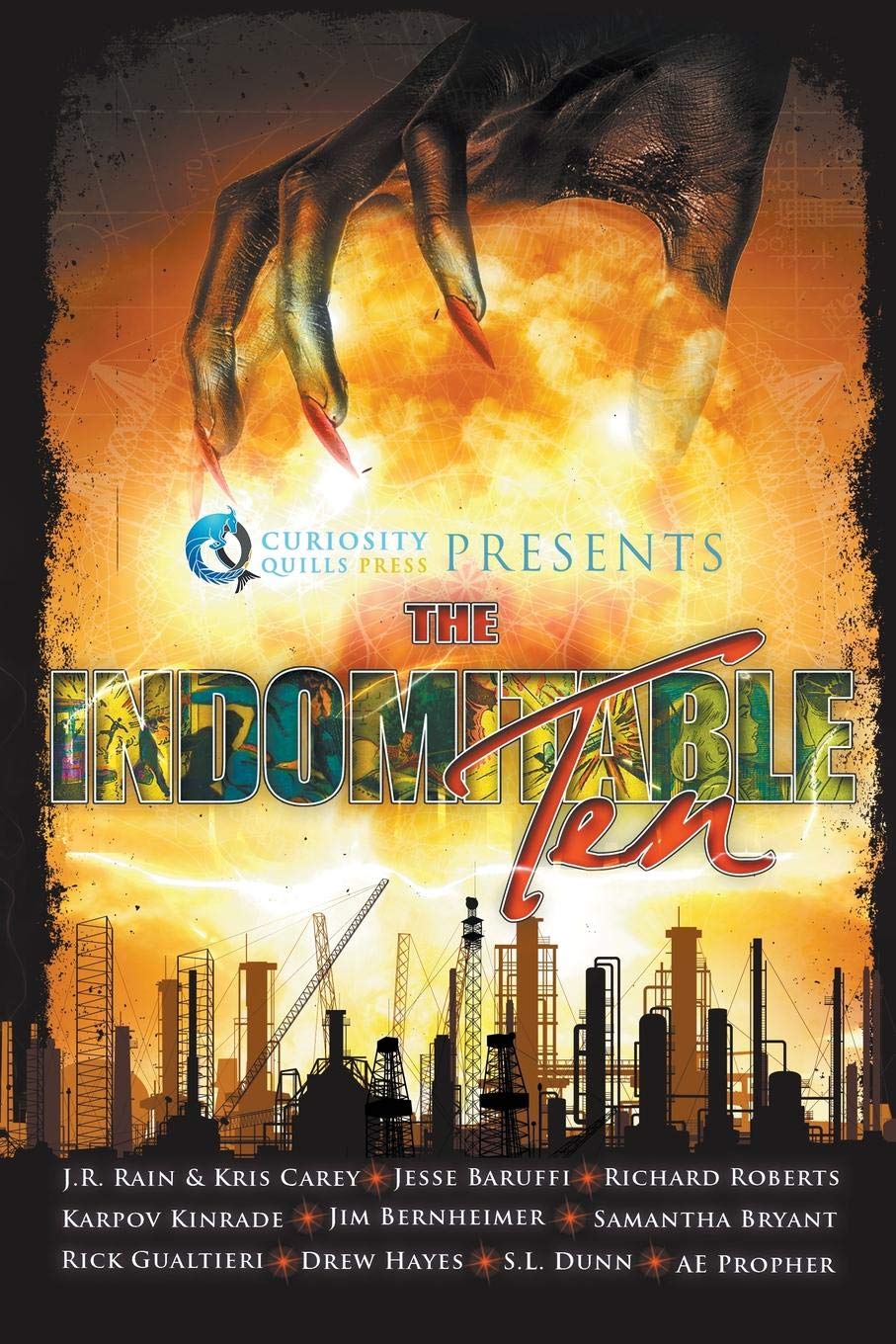 Buy The Indomitable Ten: A Superhero/Supervillain Novella Anthology — BookShops.in