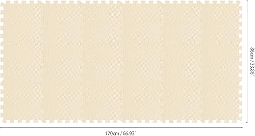 Miniatura 2 de qqpp Alfombrillas de Goma EVA de 18 Piezas de Espuma Entrelazadas tipo Rompecabezas para Suelo - Alfombra de Juego para Bebé para Jugar  Esterilla