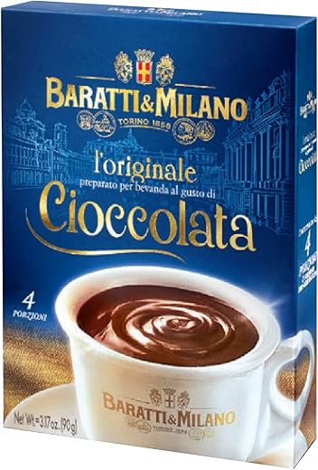 Hot Chocolate Preparation Baratti & Milano 4 Servings 90 g