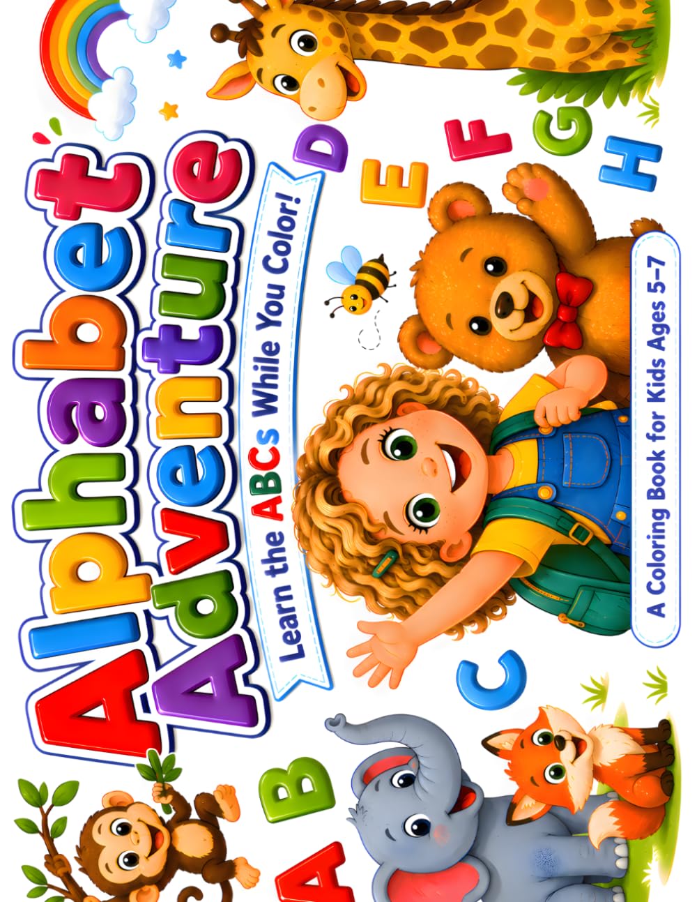 Alphabet Adventure Coloring Book: Learn the ABCs While You Color!