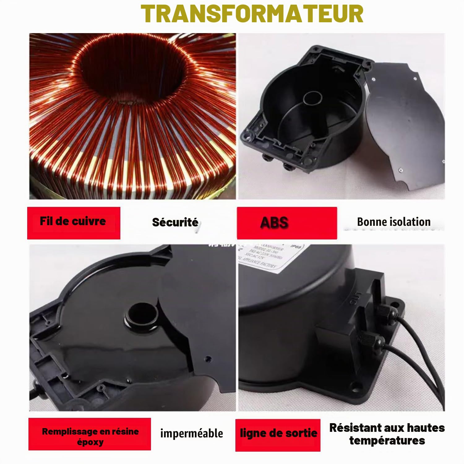 BARCELONA LED Transformateur 160W AC220V vers AC12V IP67 Étanche pour Éclairage LED Piscine Alimentation 12V AC Projecteurs Piscine Submersibles Fontaine Bassin Jardin