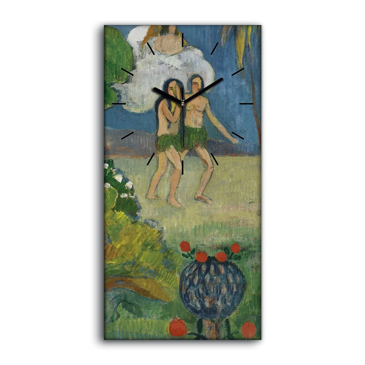 Horloge sur Toile Ne Pas Tic Tac en Silence pour Sommeil Paisible