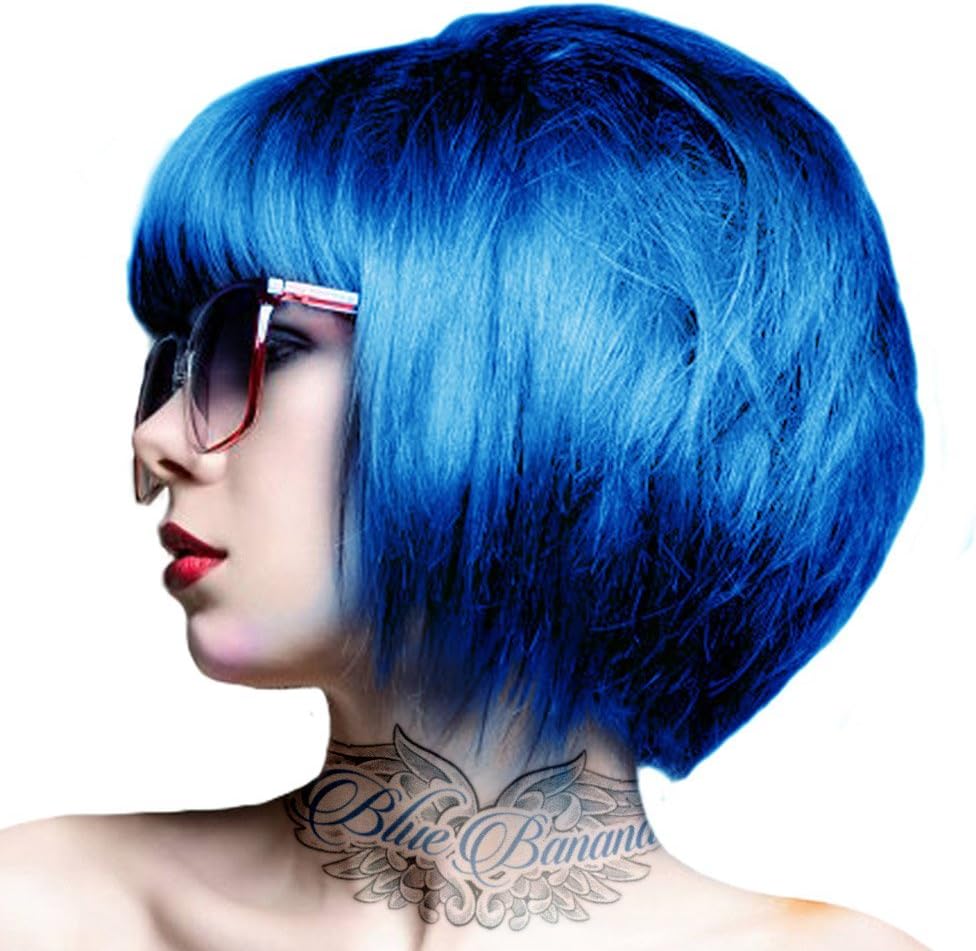 2 x Crazy Colour Semi Permanent Hair Dyes 100ml (Capri Blue)