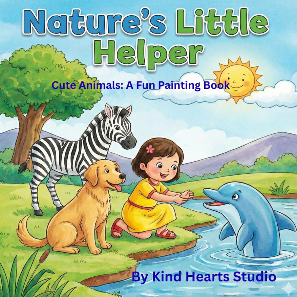 Nature's Little Helper: Cute Animals: A Fun Painting Book
