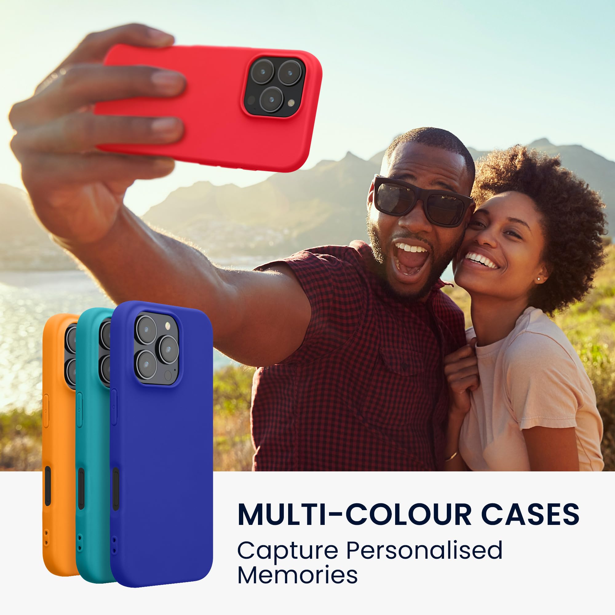 kwmobile Case for Apple iPhone 16 Pro Case - Soft Cover - Shockproof TPU Material - Wireless Charging - Neon Pink - Image 3