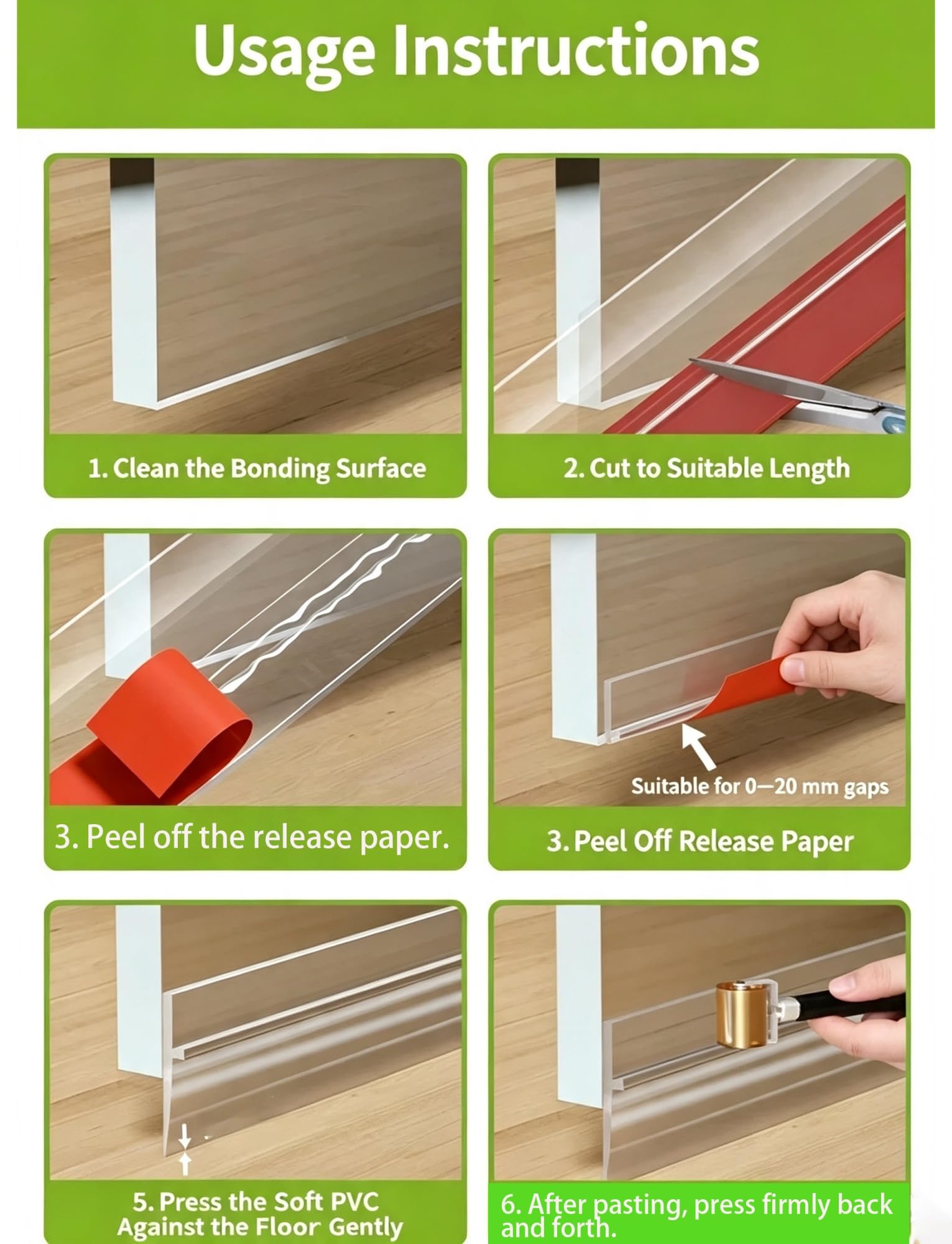 Fermaspifferi porta 0-2cm, autoadesivo 1m nero per bagno | Tappo for tiraggio sotto la porta, striscia isolante fonoassorbente resistente alle intemperie(Gray+Milk,3packs)