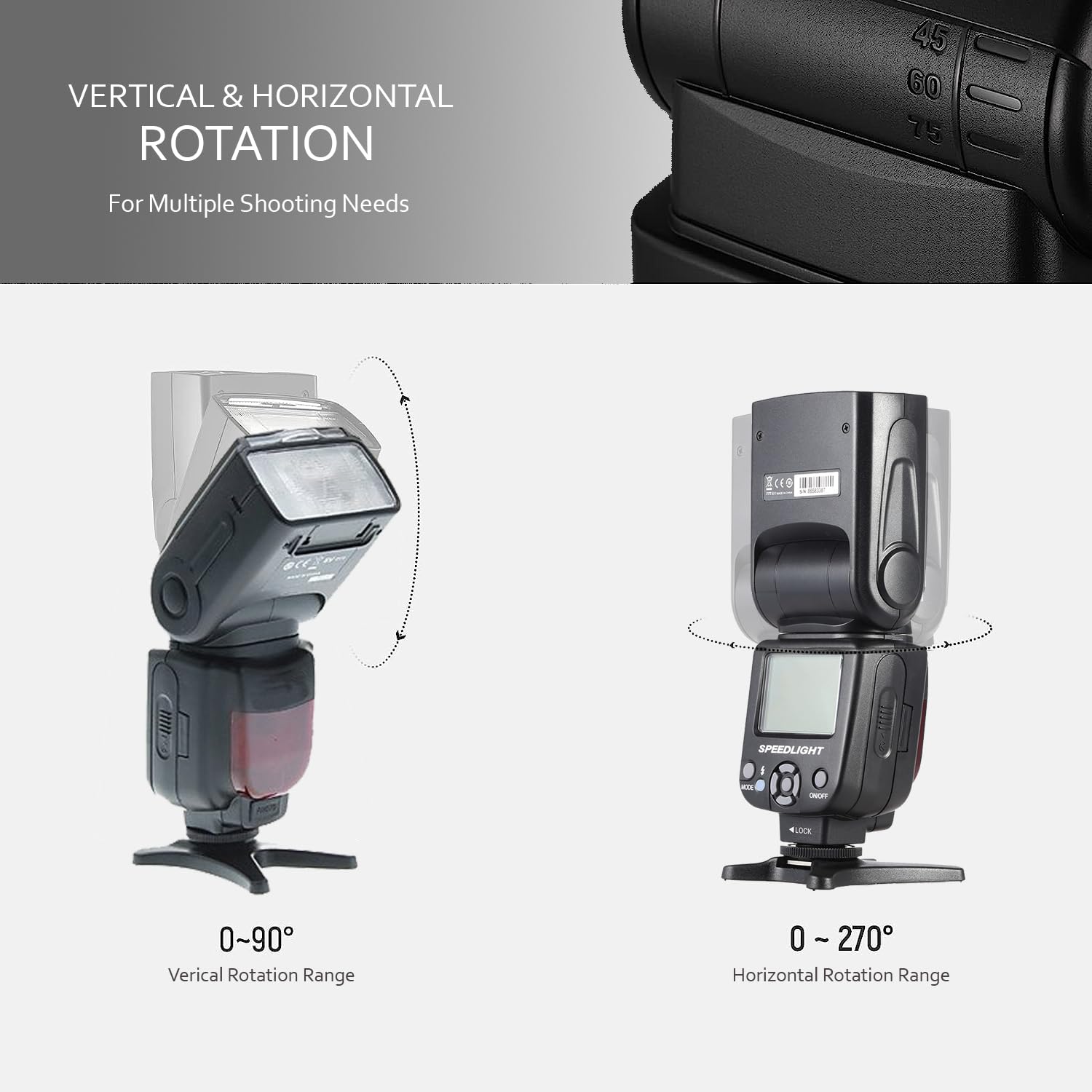 Canon　Nikon　SONY　OLYMPUS　対応ストロボ　美品　各社対応！ KF885 Canon Nikon ワイヤレス TTLフラッシュ HSS ストロボ ハイ