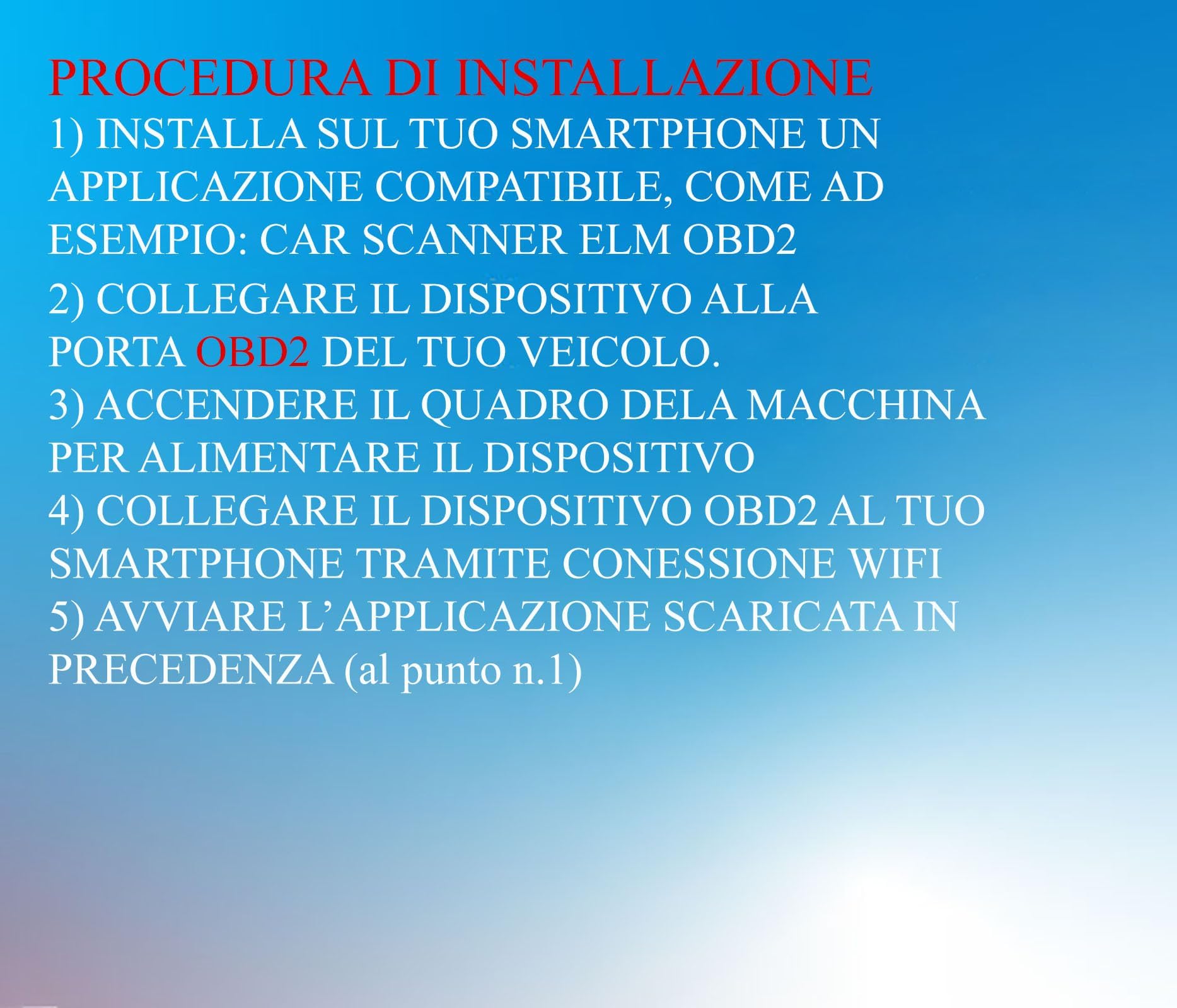 ELLENNE - OBD2 ELM327 Scanner WiFi Wireless per Diagnostica Professionale Auto e Moto OBDII, Lettore Codici Errore e Reset Spia, Compatibile per iOS, Android e PC