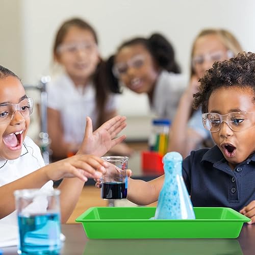 Vista 3 de Bandejas de arte de plástico, 5 piezas apilables para actividades y manualidades, bandeja de joyería para proyectos de bricolaje, pintura, cuentas