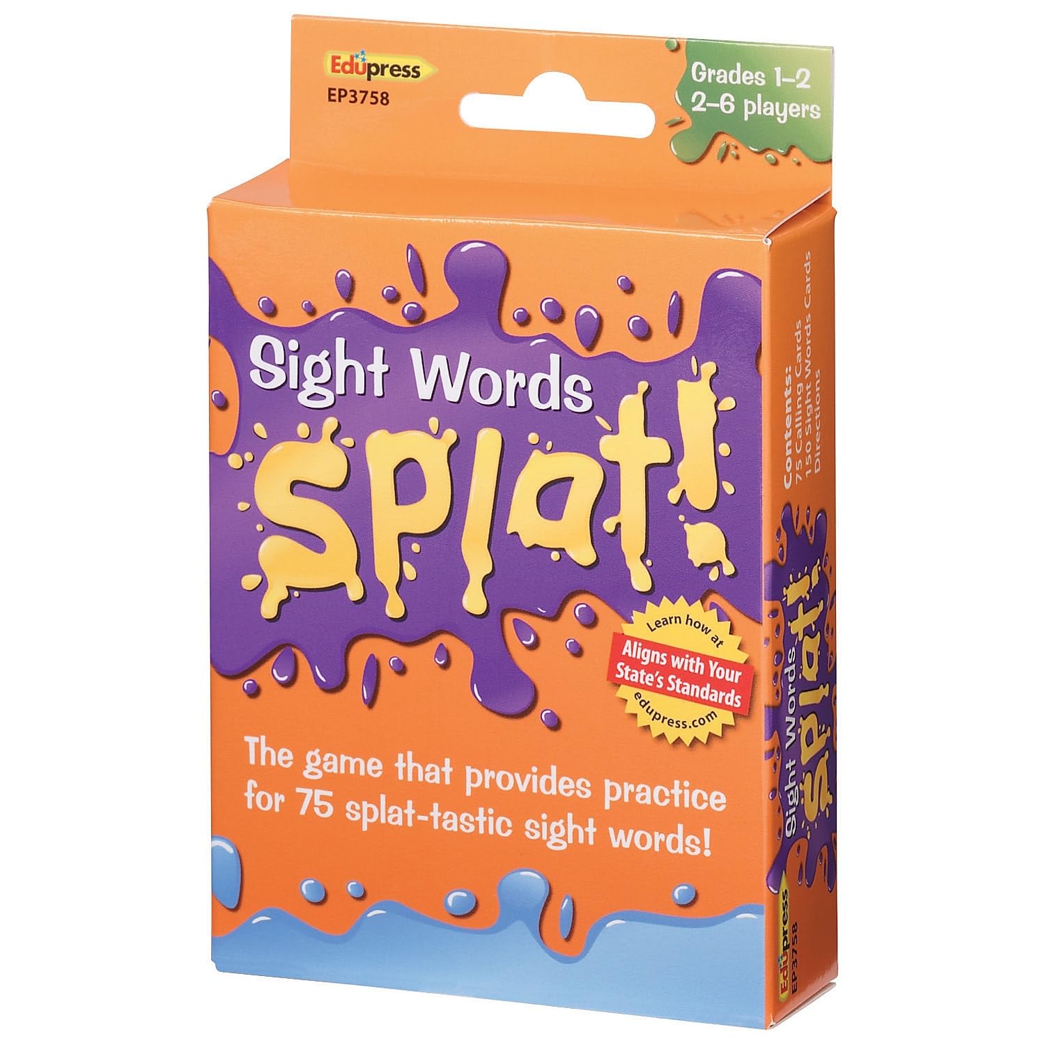 Teacher Created Resources Sight Word Splat! Game, Grades 1 to 2
