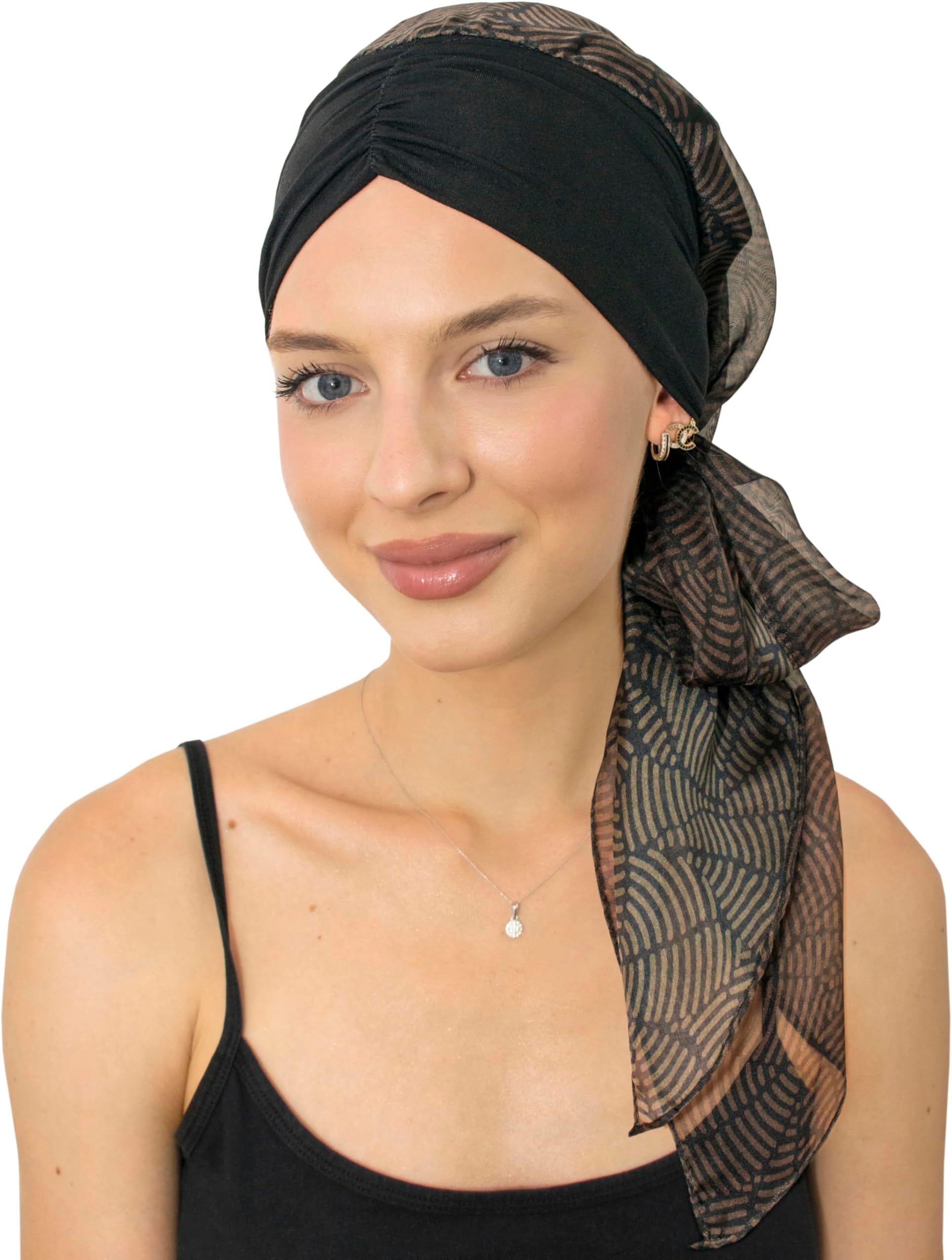 Chemo Headwrap for Women Turban Headwear for Cancer Patients Skull Cap Hair Loss Cover Lightweight Head Covering Hat
