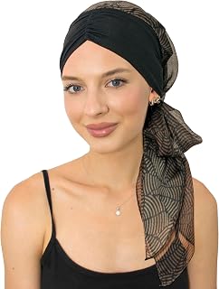CAPLORD Chemo Headwrap for Women Turban Headwear for Cancer Patients Skull Cap Hair Loss Cover Lightweight Head Covering Hat