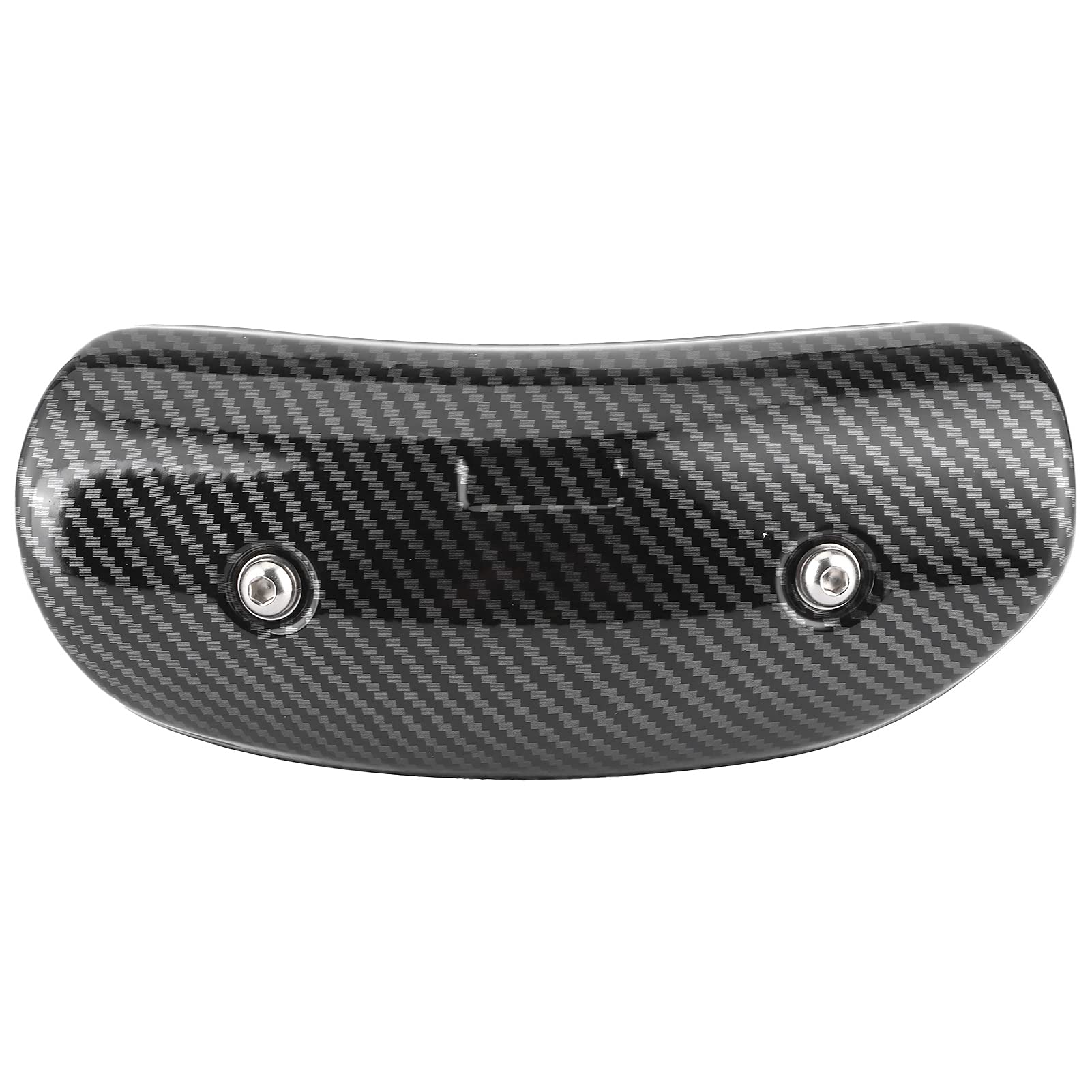 Couvercle de Protection Thermique pour échappement de Moto, Accessoire Universel Anti-brûlure (Motif en fibre de carbone d' par)