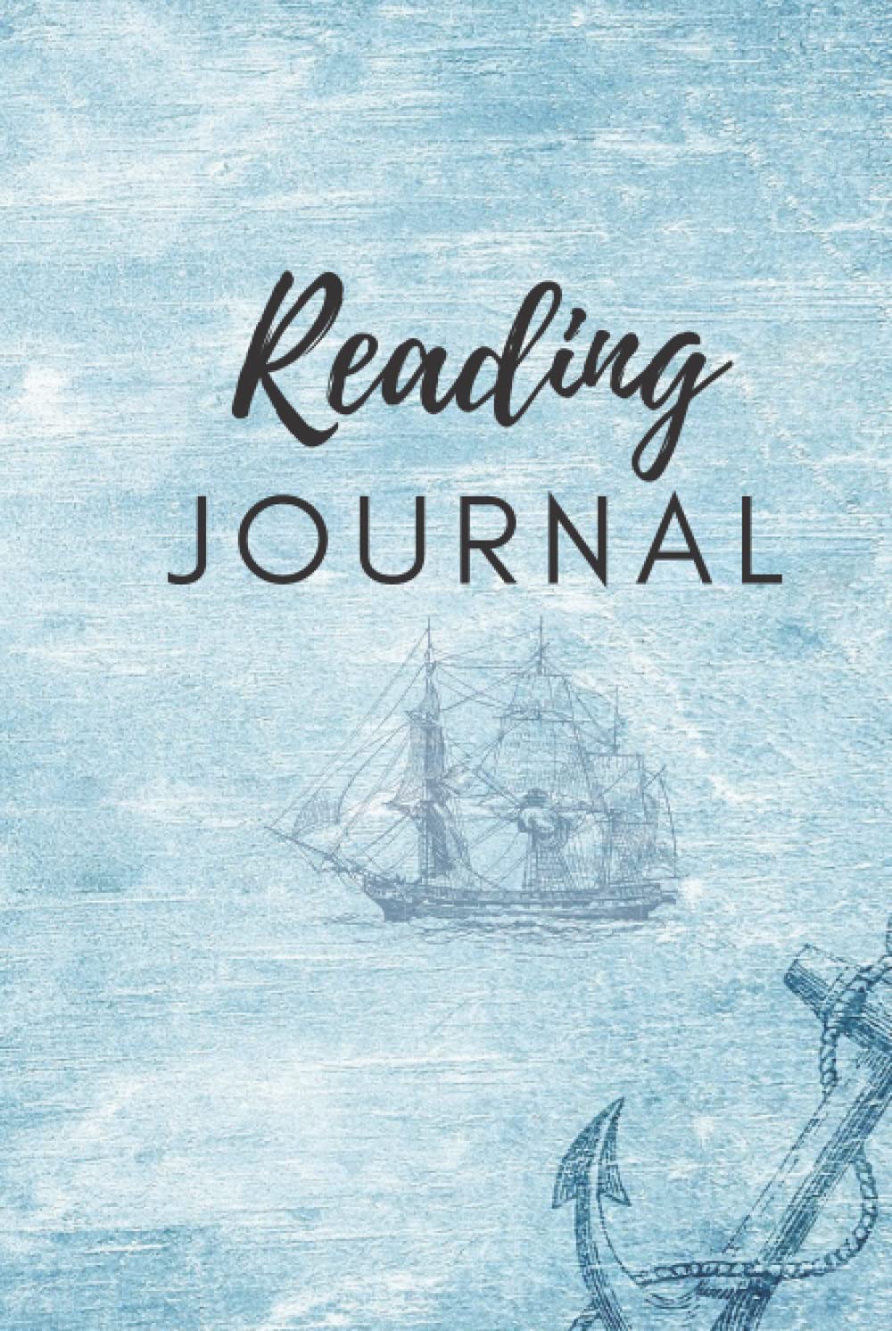 Reading Journal: Reading Journal for Book Lovers, A Reading Log Book with 100 Spacious Record Pages, 6” x 9”, 114 pages