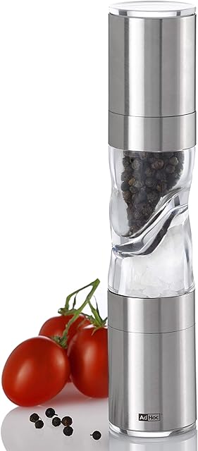 Adhoc Double mill Duomill Pure - Pepper And Salt Mill