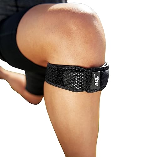 Miniatura 14 de ACE Correa de rodilla de marca, ajustable, negro, 1paquete