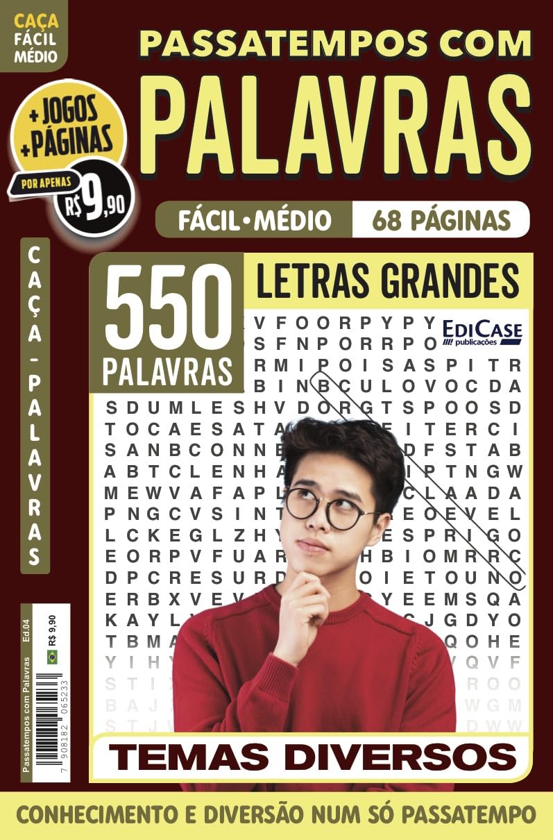 Passatempos com Palavras 4: Nível Fácil/ Médio - Conhecimento e ...