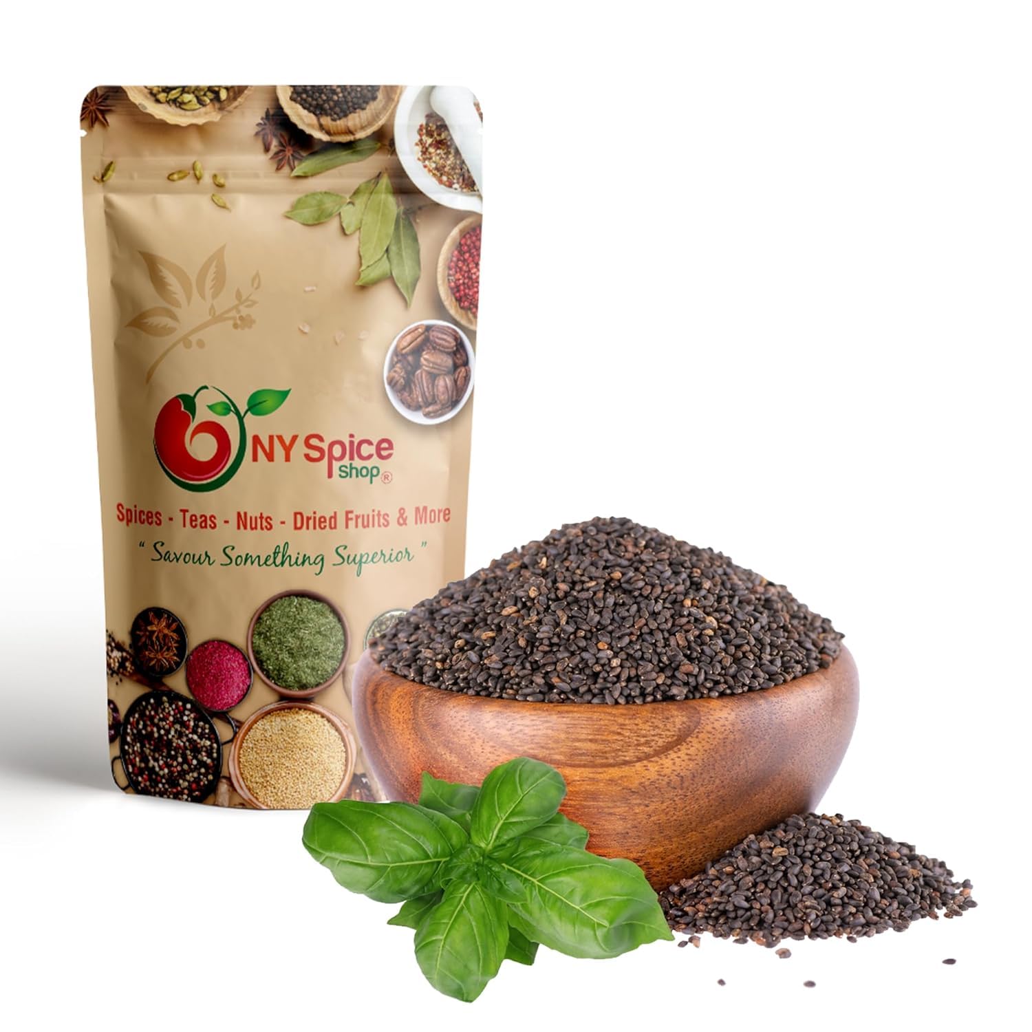 Amazon.com: NY Spice Shop Edible Basil Seeds - 5 Pound Sabja Seeds