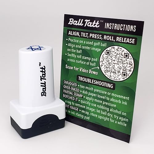 Miniatura 5 de Ball Tatt - Sello de pelota de golf, sello de pelota de golf, marcadores de sellos de pelotas de golf autoentintados, herramienta de marcado de