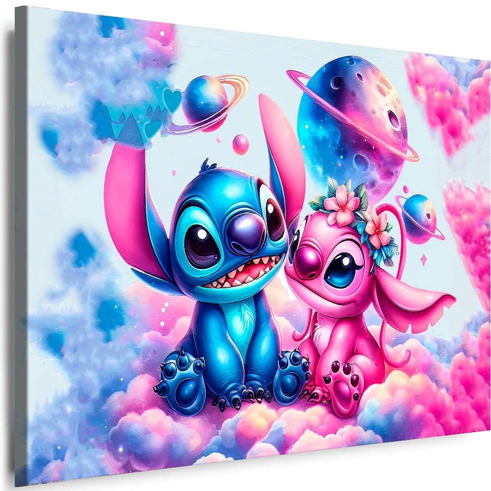 Myartstyle Leinwand Bilder Cartoons Film für Kinder Premium Kunstdruck Wandbild (150x100 cm)
