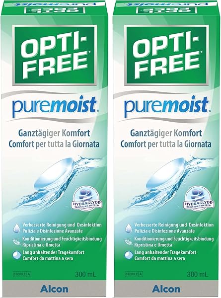 Opti-Free 10112547 PureMoist Solution Multifonctions de Décontamination en Flacon - 3