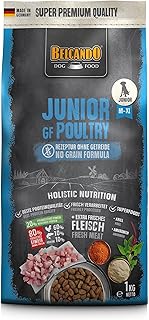 BELCANDO Junior GF Poultry [1 kg] getreidefreies Hundefutter | Trockenfutter ohne Getreide für Junge Hunde | Alleinfuttermittel für Hunde ab 4 Monaten product image