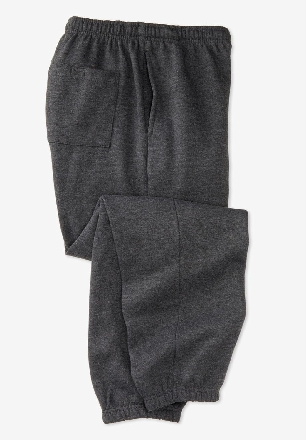 KingSize Men's Big & Tall Fleece Elastic Cuff Sweatpants