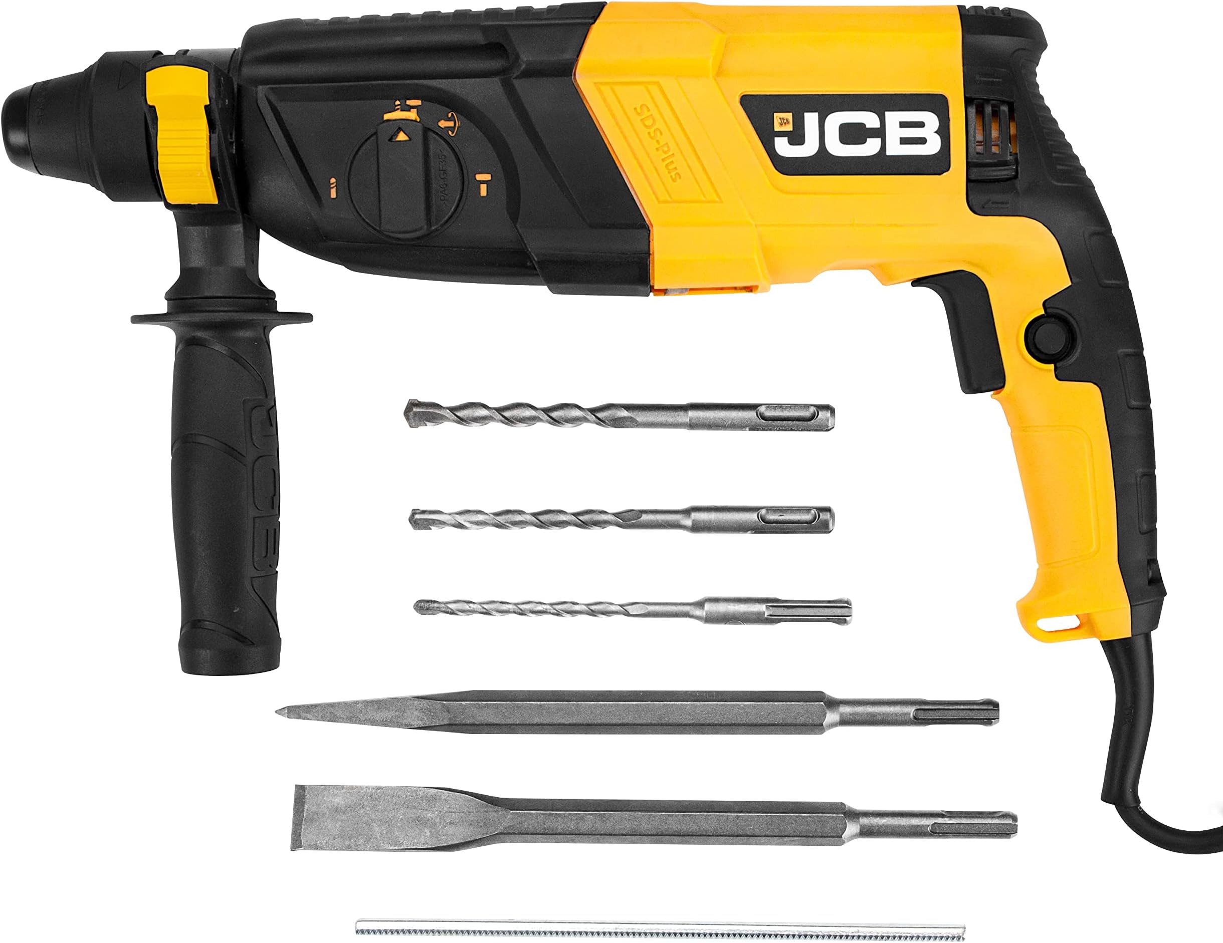JCB PROFESSIONAL 800W, 26 mm Rotary Hammer Drill Machine with Dual & Reversible Function | Drilling Hammer Machine | Concrete & masonry walls | (JCB 800W | 26 MM)
