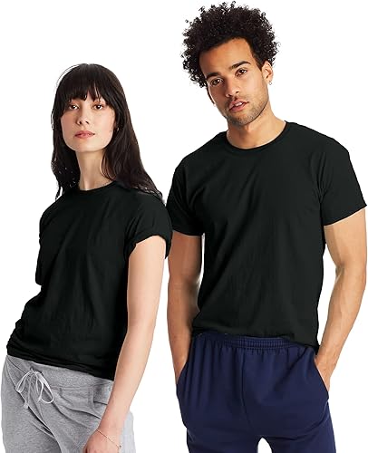 Miniatura 5 de Hanes Paquete de camisetas X-Temp Performance para hombre, mezcla de algodón que absorben la humedad, paquete de 2