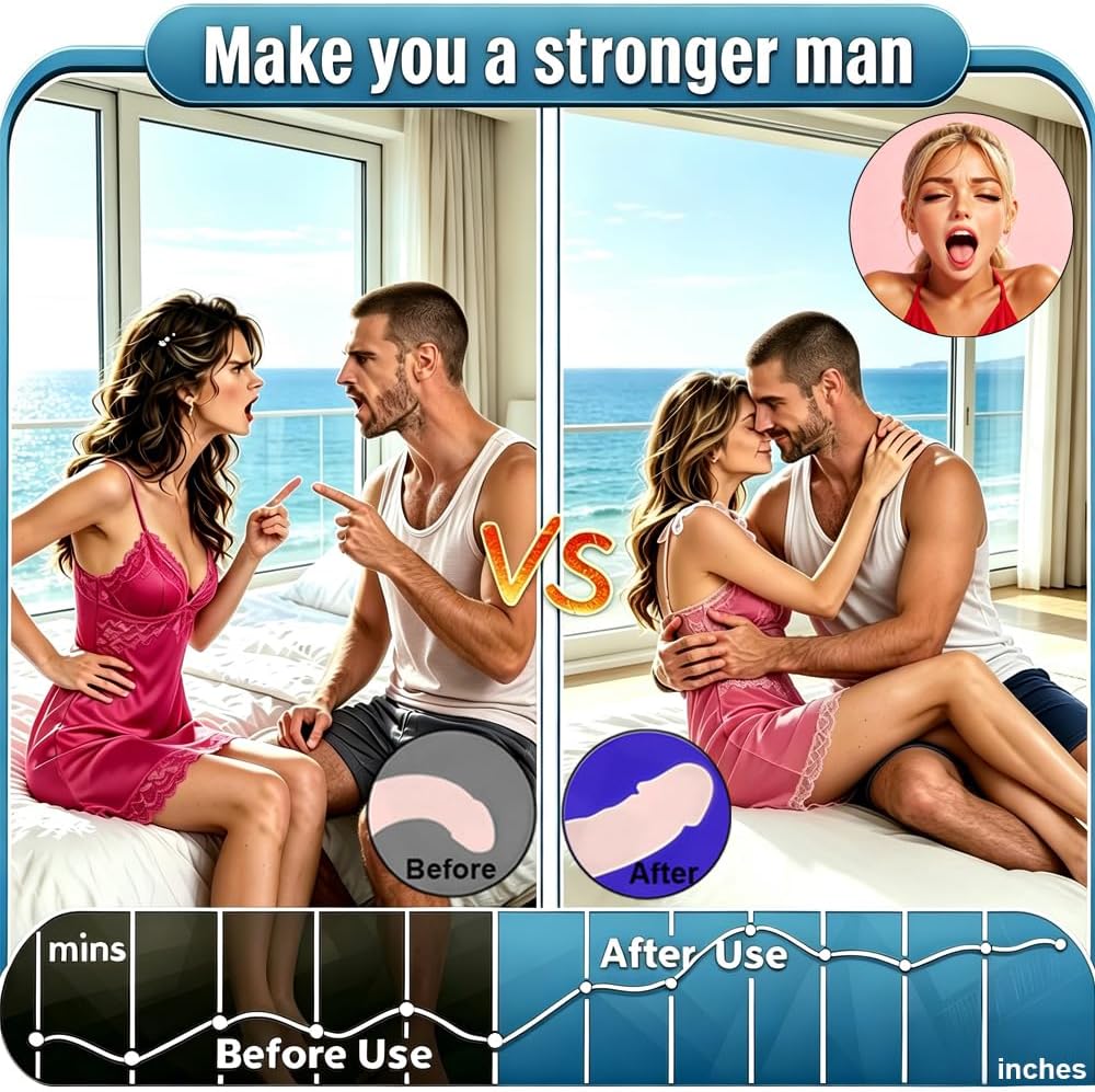 2pcs Cock Rings Penis Ring Reusable Cock Penis Sleeves Penis Extender Adult Sex Toys Silicone Penis Rings Cockring Cock Sexual Stimulation Device for Men Stronger Erection Enhancement