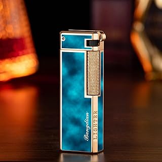 Isqueiro Para Cachimbo De Tabaco Para Fumar Com Chama Suave E Angular, Gás Butano Recarregável, Presente Para Homens Fumantes, Isqueiro Recarregável, Presente Para Homens,3