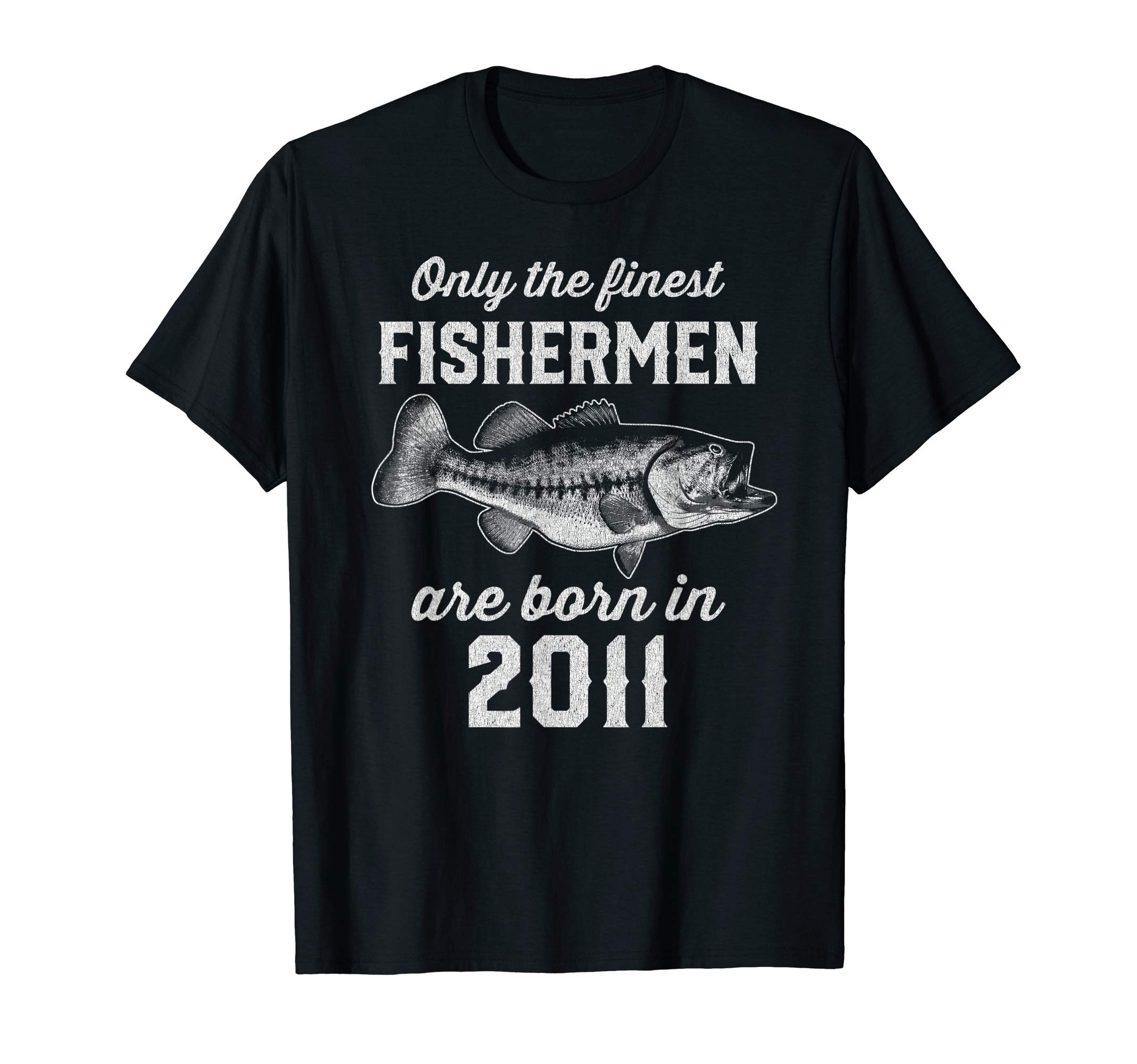 BORN12 Year Old Fisherman: Fishing 2011 12th Birthday T-Shirt
