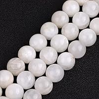 Vista 153 de GEM-Inside - Cuentas sueltas de ágata india natural de 0.157 pulgadas (0.157 in) con cuentas redondas de cristal energético para hacer joyas, 15