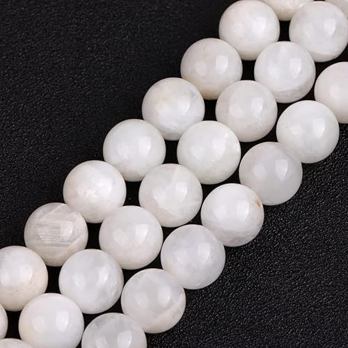 Miniatura 153 de GEM-Inside - Cuentas sueltas de ágata india natural de 0.157 pulgadas (0.157 in) con cuentas redondas de cristal energético para hacer joyas, 15