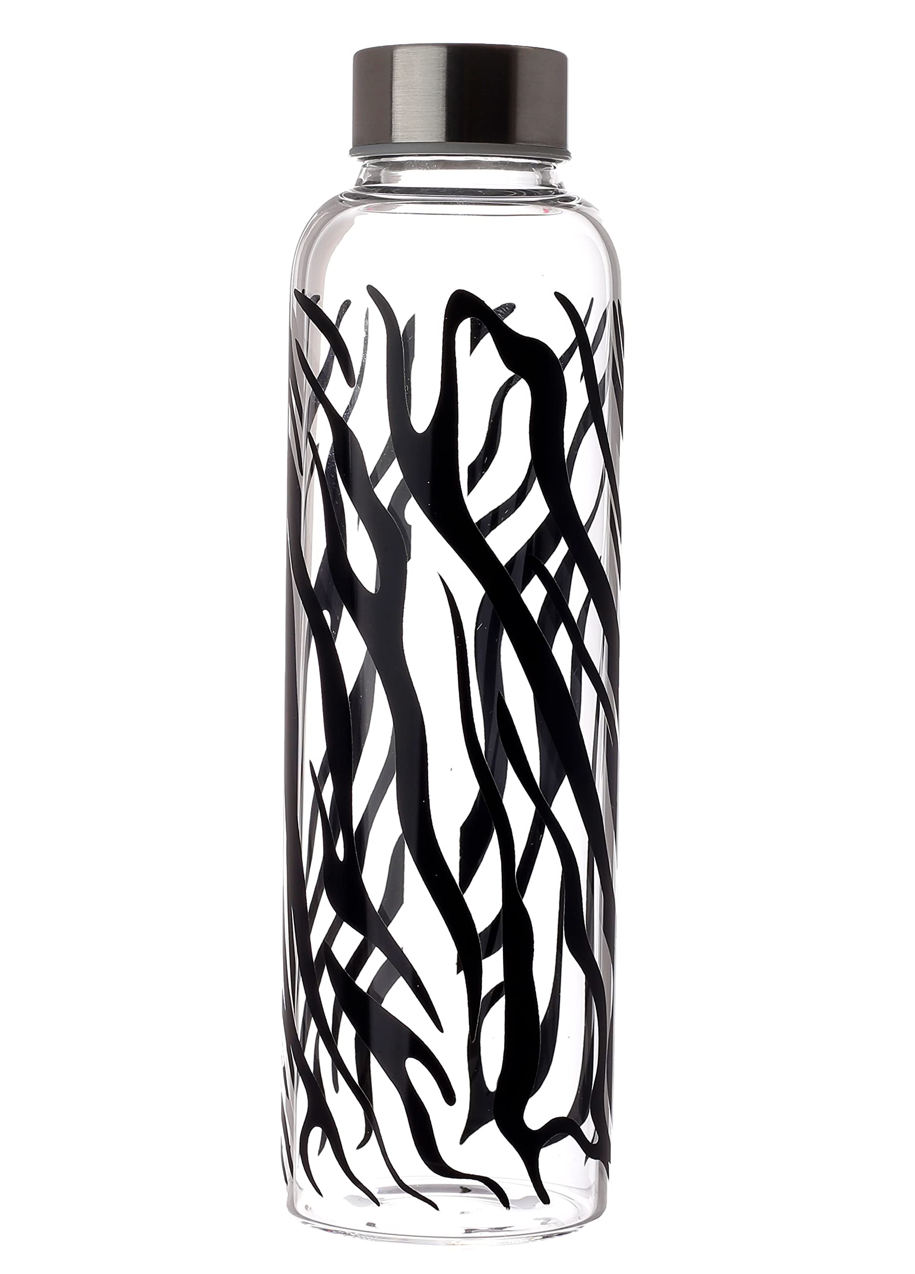 Puckator Spots and Stripes, Drinks Bottle, Reusable Water Bottle For Girls And Boys With A Protective Neoprene Sleeve - Image 2