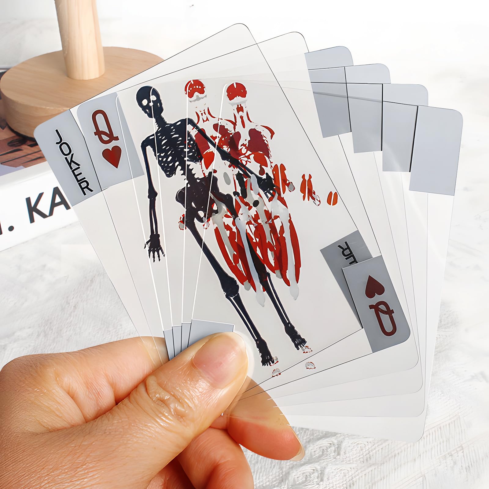 zhongko The Body Deck, The Poker for Magic Games 3D Image Educational Playing Cards - Image 4